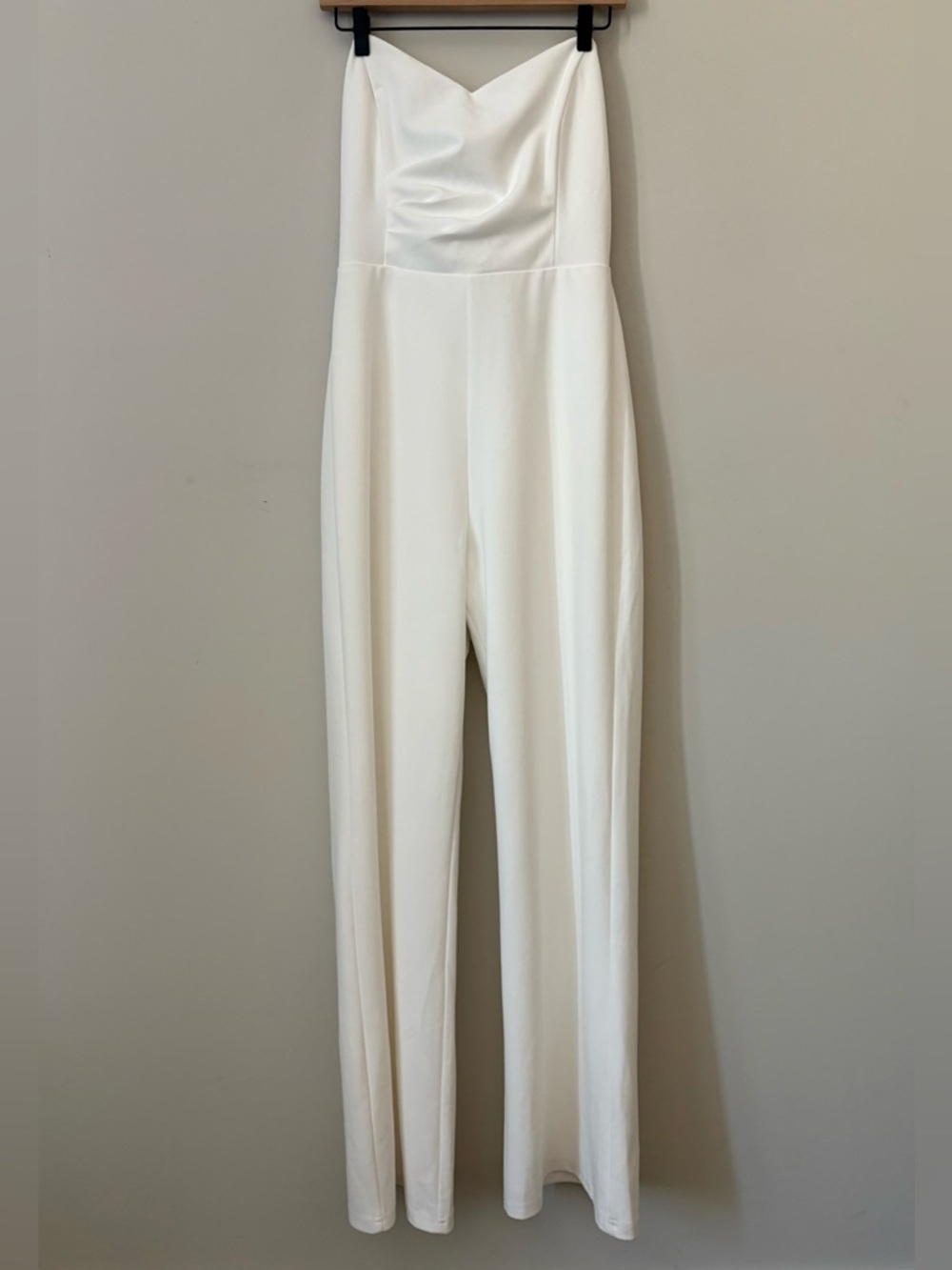 Lulu's White Strapless Sweetheart Wide-Leg Jumpsuit - Picture 2 of 12